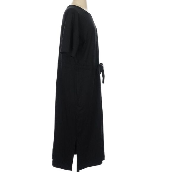 Boody T-Shirt Tie Dress Organic Cotton Bamboo Stretch with Pockets Size Small - Picture 5 of 7